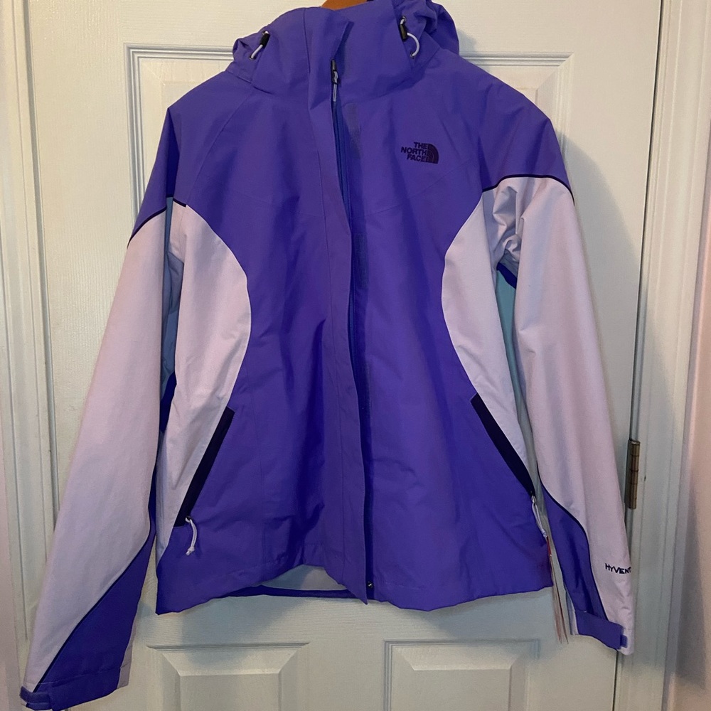NORTH FACE 2 in 1 purple coat
